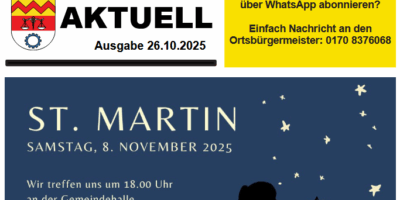 Niederstadtfeld aktuell am 26. Oktober 2025